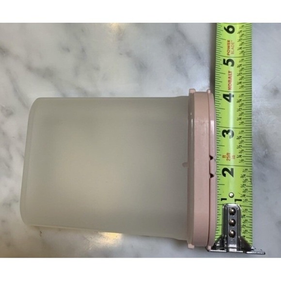 Vintage Retro Tupperware Modular Mates 4-Set 1970s Oval Spice Shakers Lidded - Picture 6 of 7